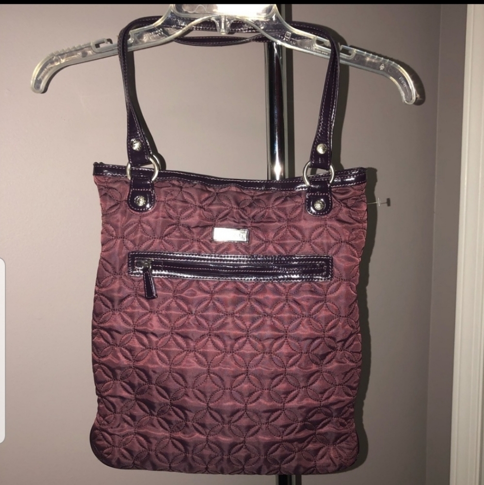 Vera Bradley City Light Wine / Burgandy Tote